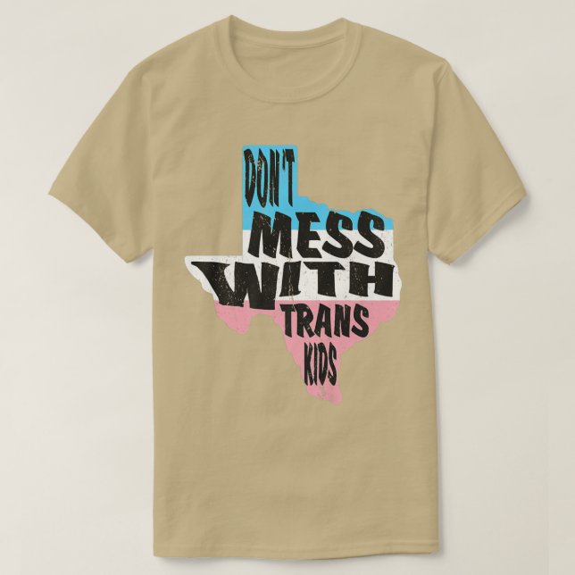 inte med Trans Kids Texas Protect Trans Kid T Shirt (Design framsida)
