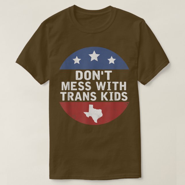  inte med Trans Kids Texas Protect Trans Kid T Shirt (Design framsida)