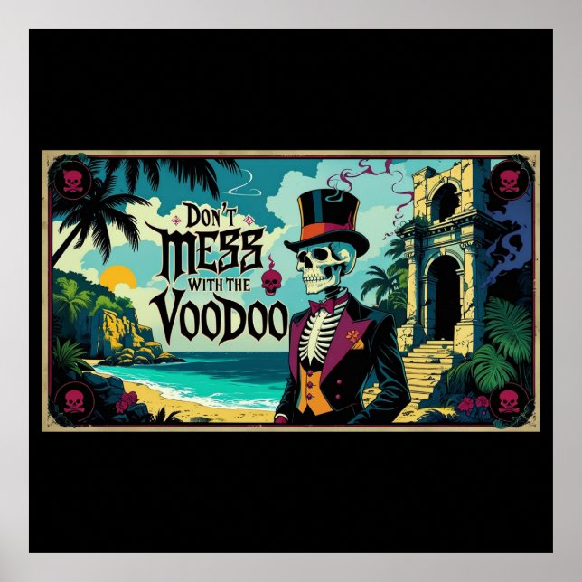  inte med voodoo poster (Framsidan)