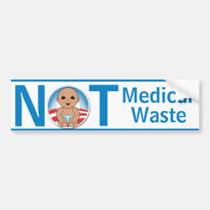 Inte medicinsk avfalls bildekal