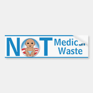 Inte medicinsk avfalls bildekal
