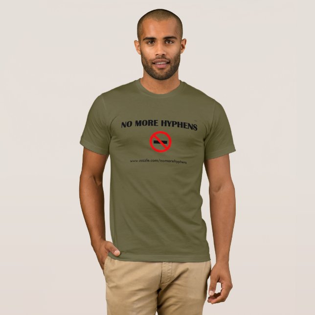 Inte mer avstavar utslagsplatsskjortan tee shirt (Hel framsida)