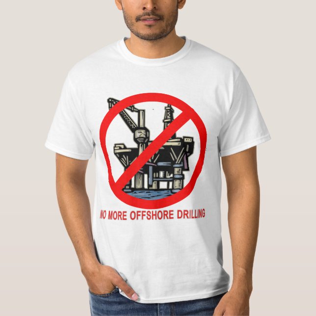 Inte mer frånlands- borrandeTshirts och knäppas Tee (Framsida)