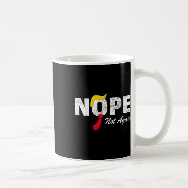 Inte mer Trump Kamala Harris 2024 Val Kaffemugg (Höger)