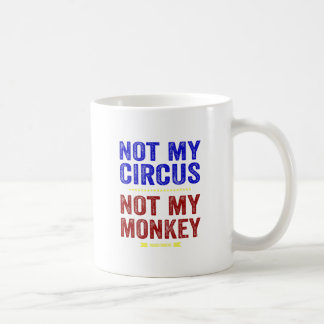 Inte min cirkus inte min apa kaffemugg
