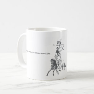 Inte min cirkus inte min apakaffemugg kaffemugg
