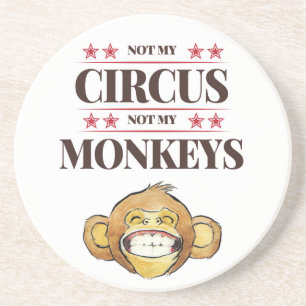 Inte min cirkus, inte min apakustfartyg underlägg sandsten