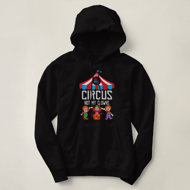 Inte min cirkus, inte min Clowins Family Circus-pe T Shirt (Design framsida)