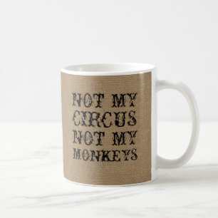 Inte min cirkus inte mitt roliga polska ordstäv kaffemugg
