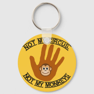 Inte min cirkus - keychain nyckelring