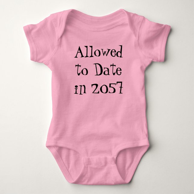inte min dotter t-shirt (Framsida)