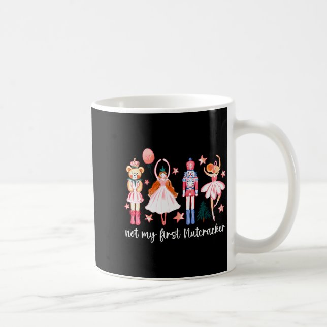 Inte min första nötknäpparbalett Sockerfén Plommon Kaffemugg (Höger)
