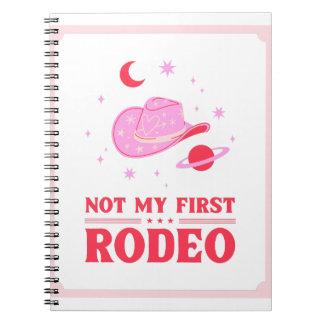 Inte min första Rodeo Cowboy Hat Anteckningsbok