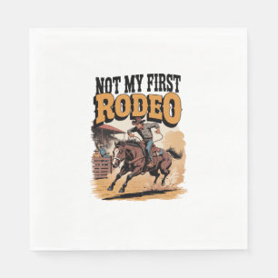 Inte min första Rodeo Horse Land Western Pappersservett