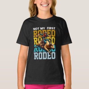 Inte min första rodeo Shirt Cowboy Birthday Shirt T