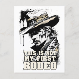 Inte min första RODEO-Vilda western med tålig Vint Vykort