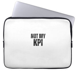 Inte Min KPI Hårda Sanningar Typografiskt Laptopfo Laptop Fodral