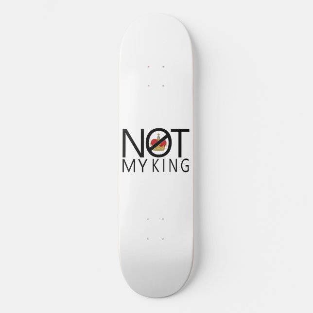 Inte min Kung Mini Skateboard Bräda 18,5 Cm (Framsida)