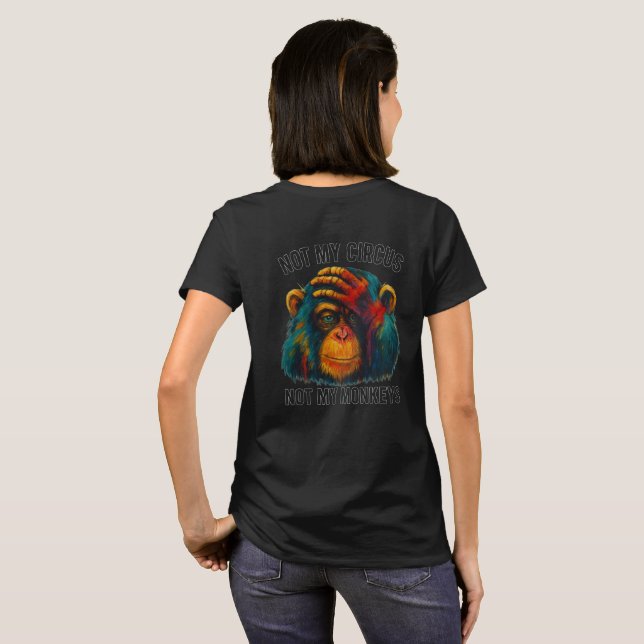INTE MIN MONKEYS T SHIRT (Hel baksida)