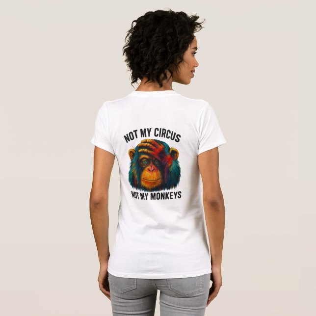 INTE MIN MONKEYS T SHIRT (Hel baksida)
