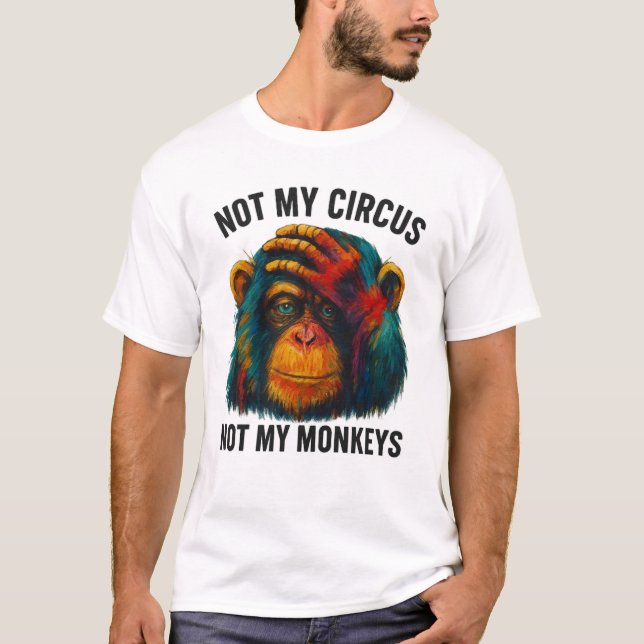 INTE MIN MONKEYS T SHIRT (Framsida)