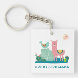 Inte min nyckelkedja i Prob-llama Pun Square