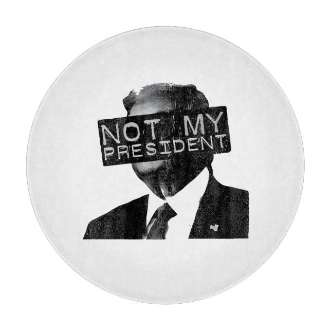 Inte min ordförande Anti Trump Inaguration Liberal (Framsidan)