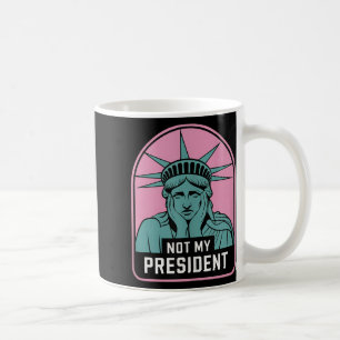 Inte min ordförande Implicit Trump Resist Anti Tru Kaffemugg