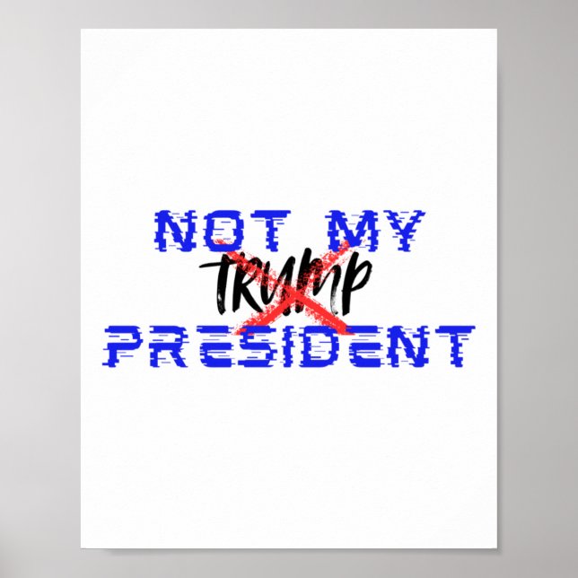 Inte min ordförande (säg nej till fasism) poster (Framsidan)
