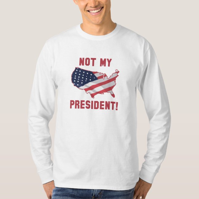 Inte min ordförande t shirt (Framsida)