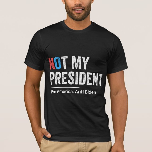 Inte min ordförande t shirt (Framsida)