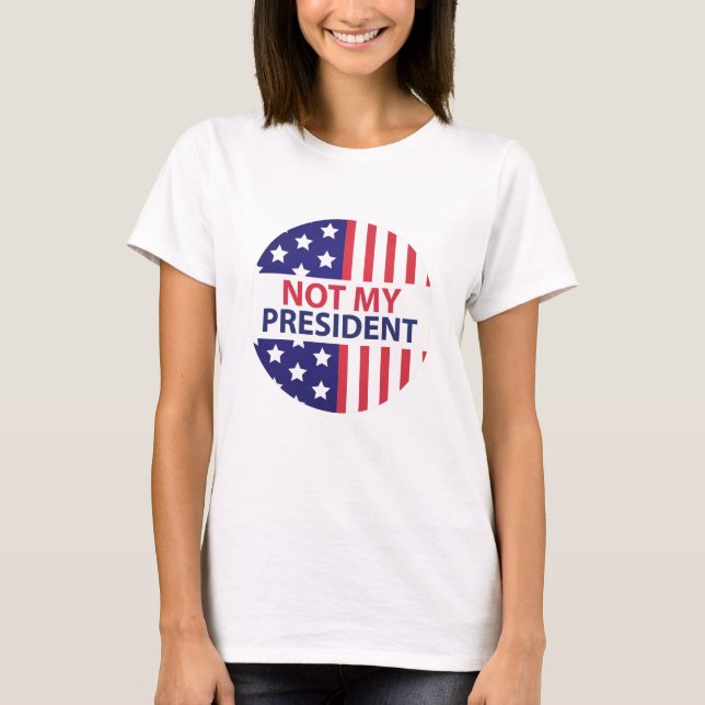 Inte min ordförande t shirt (Framsida)