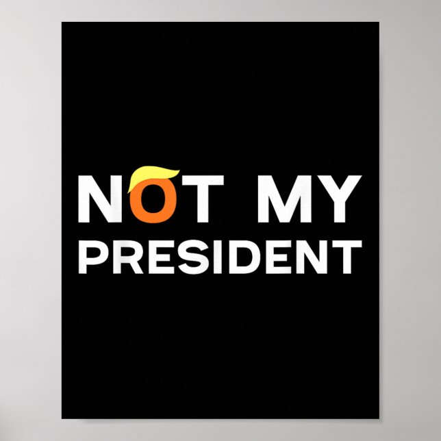 Inte min ordförande, Trump 2024 Poster (Framsidan)