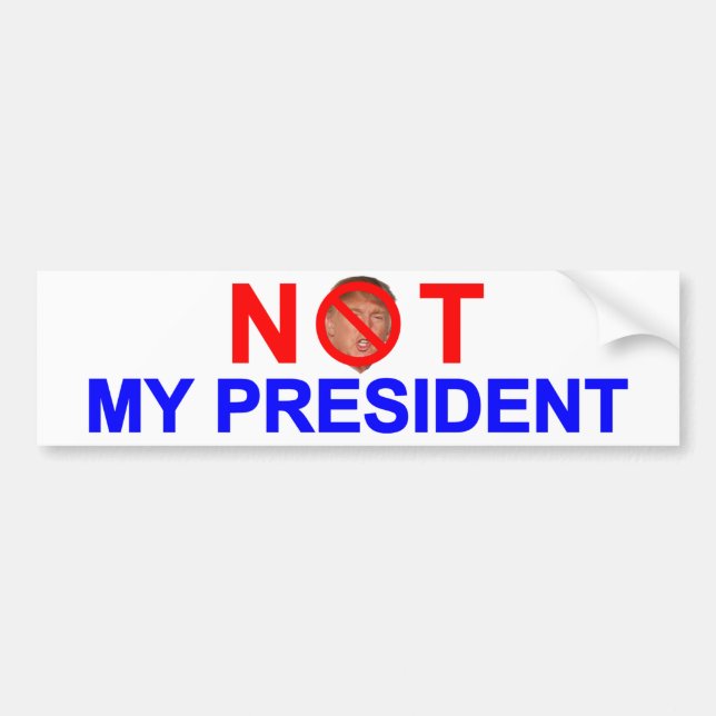 Inte min president bildekal (Framsidan)