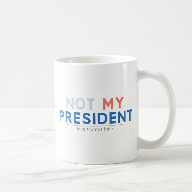 Inte min president kaffemugg (Höger)
