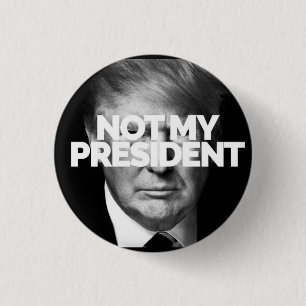 INTE MIN PRESIDENT knäppas Knapp
