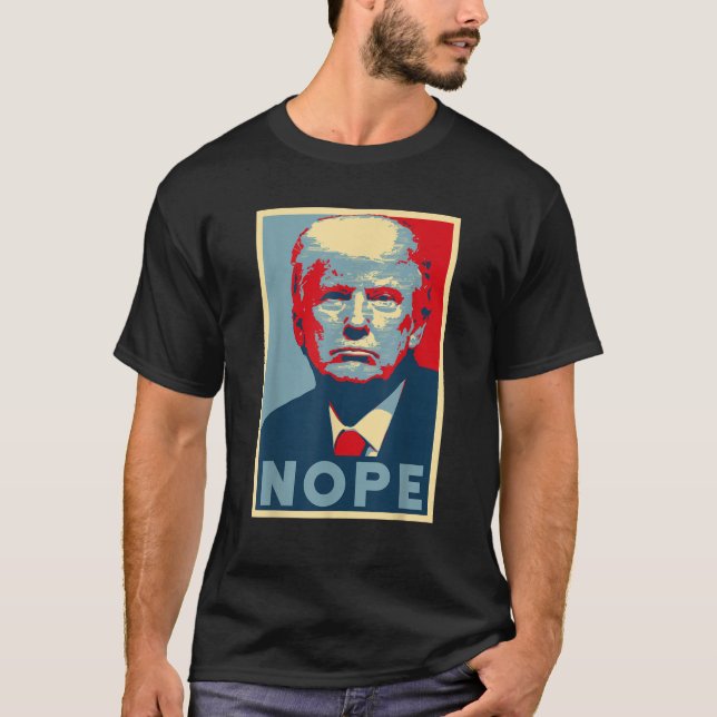 Inte min president POTUS T Shirt (Framsida)