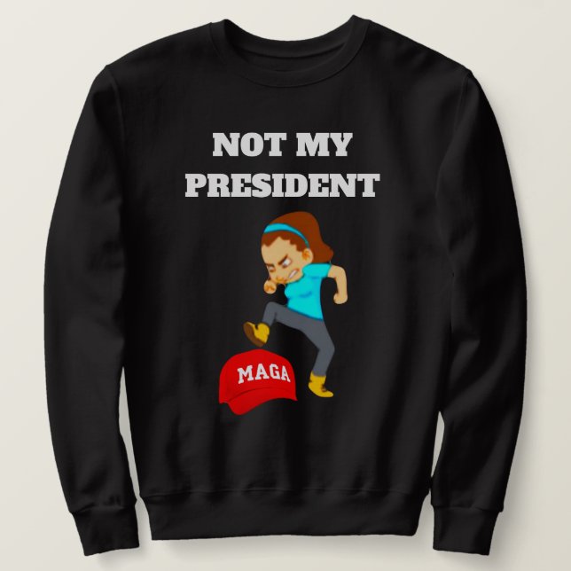 INTE MIN PRESIDENT SWEATSHIRT (Design framsida)