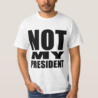 "INTE MIN PRESIDENT ", T SHIRT