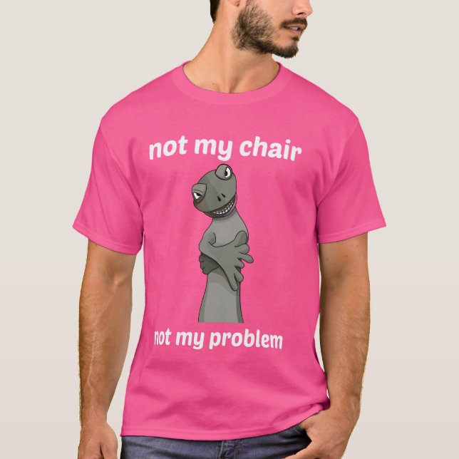 Inte min stol, inte mitt problem! t shirt (Framsida)