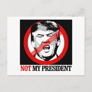 Inte min talman - Trumpbekämpning Vykort