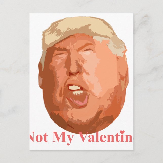 inte min valentin helg vykort (Framsida)