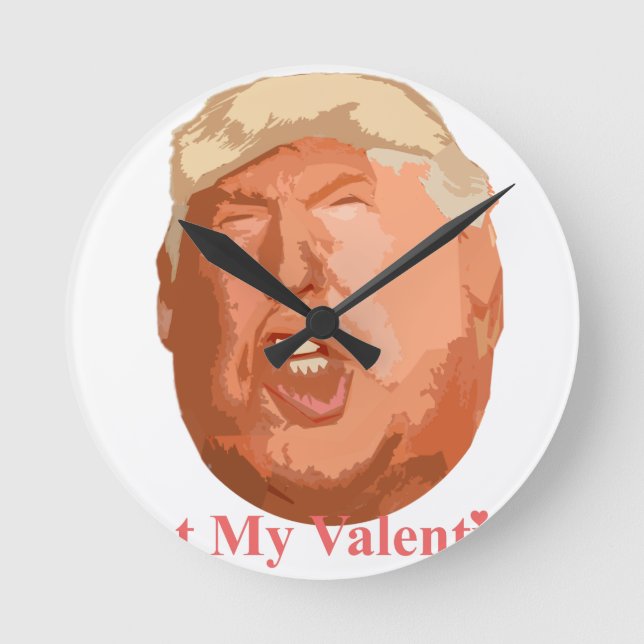inte min valentin rund klocka (Framsida)