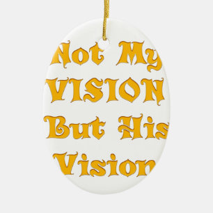 Inte min vision, men hans bild skriver ut julgransprydnad keramik