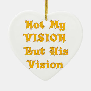 Inte min vision, men hans bild skriver ut julgransprydnad keramik