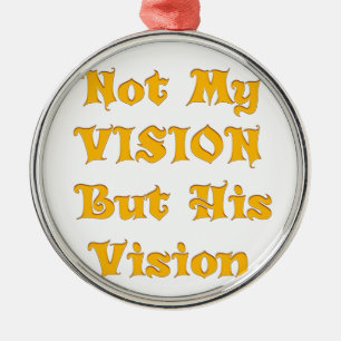 Inte min vision, men hans bild skriver ut julgransprydnad metall