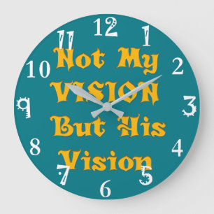 Inte min vision, men hans bild skriver ut stor klocka