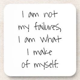 Inte mina misslyckanden - hård plastisk Underlägg