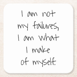 Inte mina Pappra fel Underlägg Papper Kvadrat