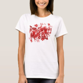 Inte mitt blod tee shirt